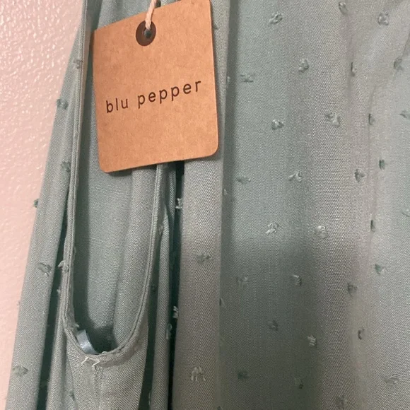 Blu Pepper tank top with dot embellishment - Picture 4 of 5